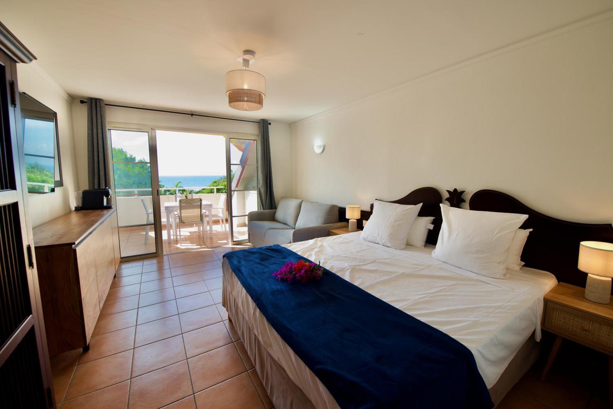 Studio Olia A P&V - Plages, Piscines Et Vue Mer! Sainte-Anne  Buitenkant foto