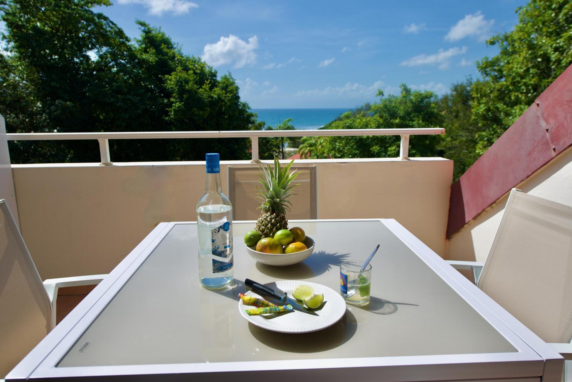 Studio Olia A P&V - Plages, Piscines Et Vue Mer! Sainte-Anne  Buitenkant foto